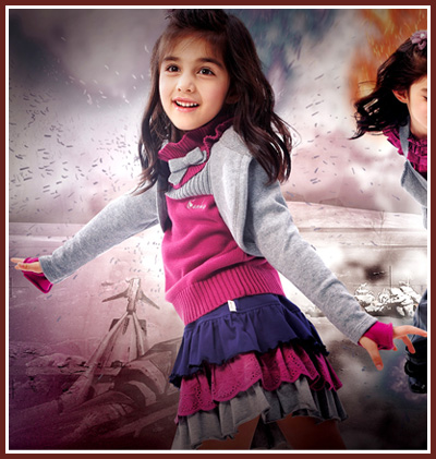 纯可幻彩儿童时装