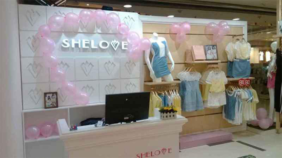 女装品牌​Shelove系恋“绽放”福州大洋百货