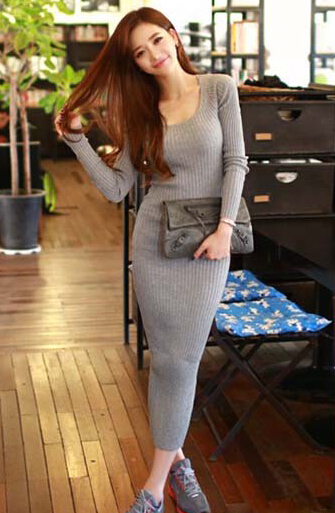 裙装+运动鞋 运动与优雅的时尚风潮