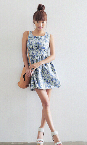 夏日衣橱的必备款 清新溜冰裙秀出完美身形