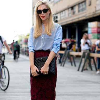 2014年夏季厚底鞋回归 街拍达人示范高调搭配