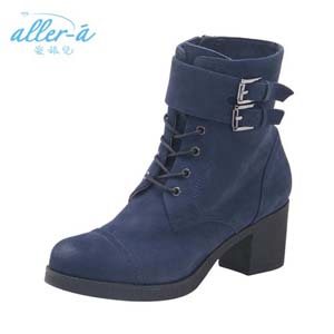 爱旅儿aller-a冬季新款牛皮女靴