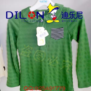 迪乐尼潮2014春秋新款男童长袖纯棉T恤