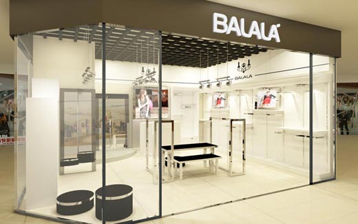 芭啦啦店面形象效果