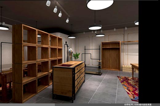 木子衣芭G5停机坪L1059C铺内部效果图