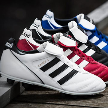 阿迪达斯品牌为Kaiser 5足球鞋披上彩色外衣