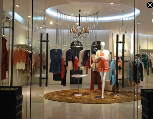 米梵店面形象展示