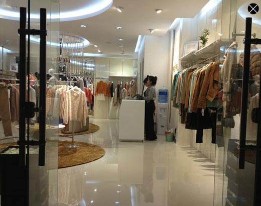 米梵店面形象展示