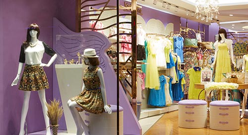 雅奴天使实体店面形象展示