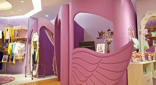 雅奴天使实体店面形象展示