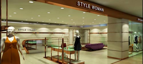 白翎风采店面形象展示