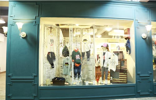 裘帛童装店面形象