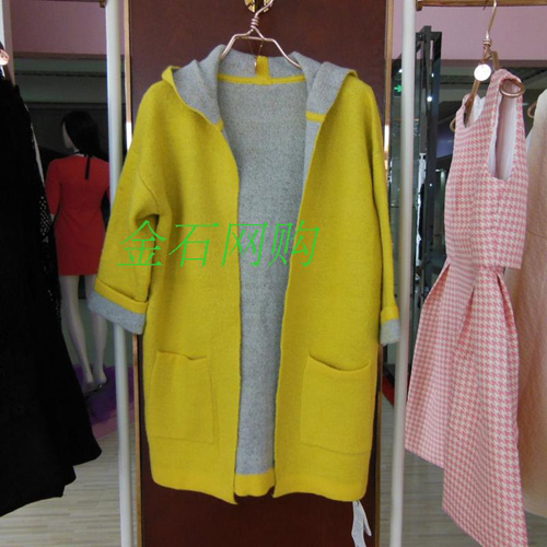 雅轩菲格专柜正品代购2014秋装开衫外套上衣