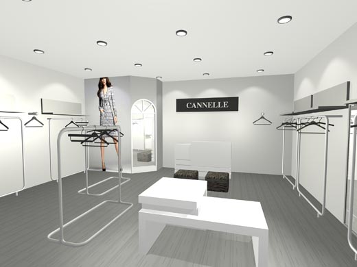 晴迷桂莉店面效果图展示