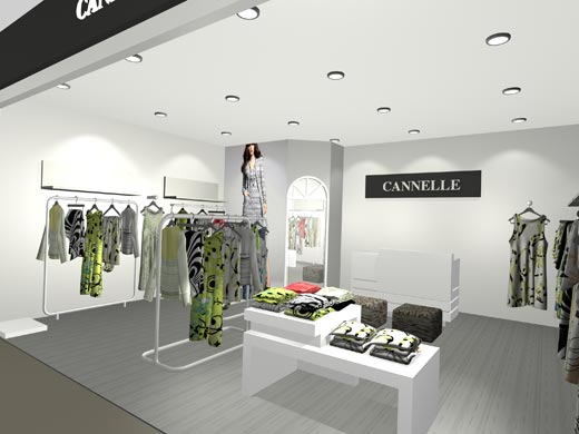 晴迷桂莉店面效果图展示