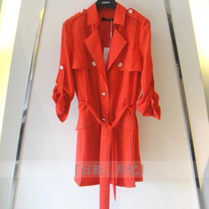 柏斯曼B-SMAN雪纺经典组合高档薄风衣