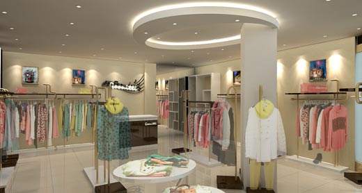 古奈笛店面形象展示