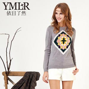 依目了然2014秋冬外套针织打底衫