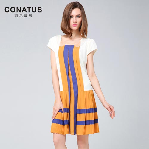 CONATUS/珂尼蒂思秋冬新款意大利女装连衣裙