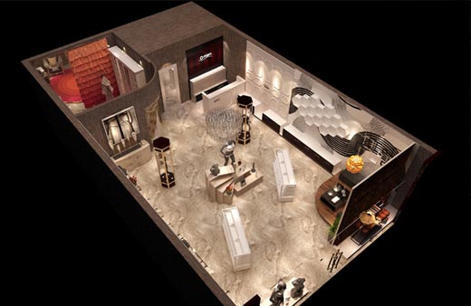 完美宣言店面形象效果图