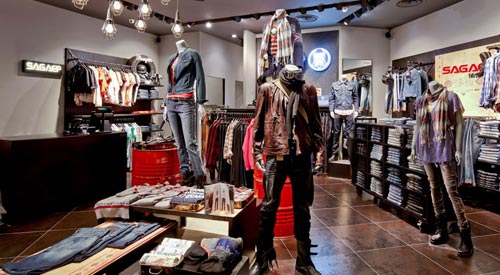 传奇牛仔店面形象展示