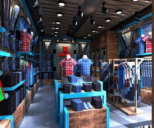 西都本色牛仔店店面形象图展示