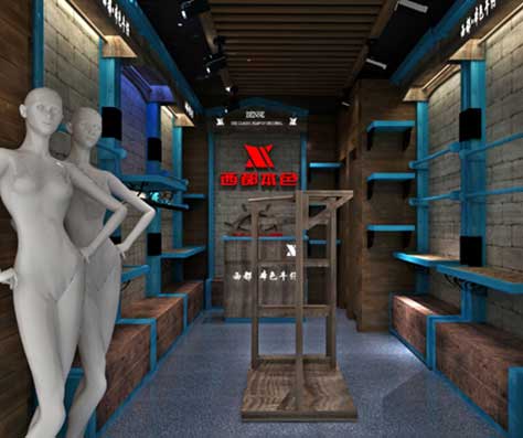西都本色牛仔店店面形象图展示