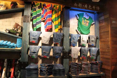 西都本色牛仔店店面形象图展示