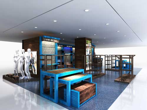 西都本色牛仔店店面形象图展示