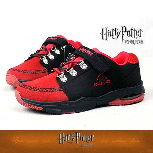 哈利波特真皮童鞋男童鞋牛皮休闲鞋徒步鞋减震气垫运动鞋