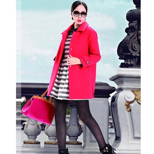 可媚14冬装新款时尚女装