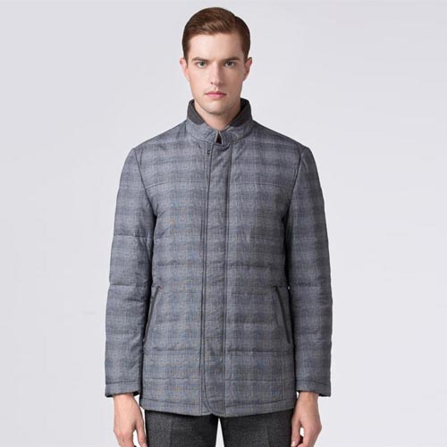 babei巴贝商务休闲男士保暖羽绒服