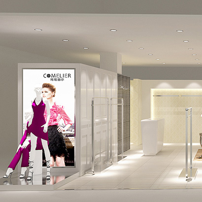 珂尼丽尔云南珂尼丽尔专柜形象效果图