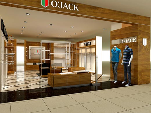 欧尼杰店面形象效果图展示