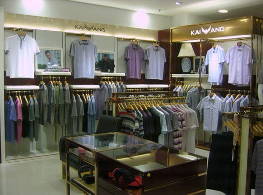 恺王男装店铺形象