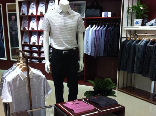 恺王男装店铺形象