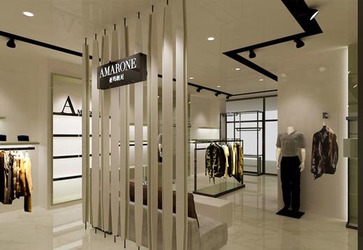 亚玛朗尼店面形象展示