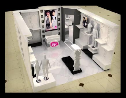 卡姿果果店面形象效果图