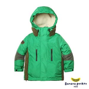 Banana pocket2014冬款新品韩国品牌童装男女童通用个性休闲棉服