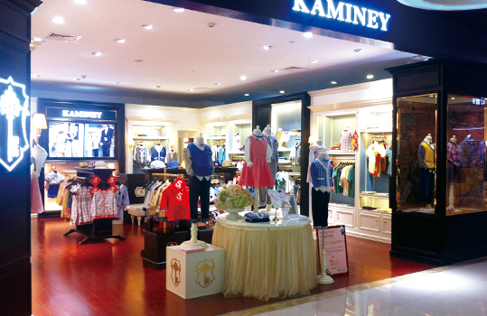 卡米尼店面形象展示