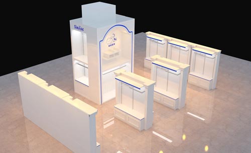 象比家族SimBee专柜形象效果图