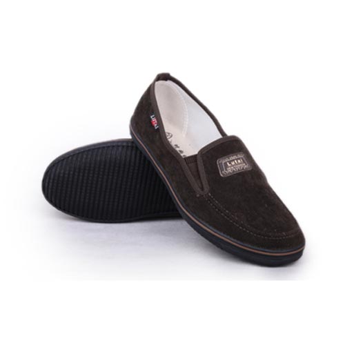 鲁泰1301 深棕布胶鞋