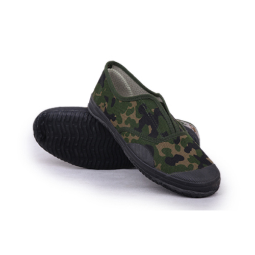 鲁泰1215 军绿布胶鞋