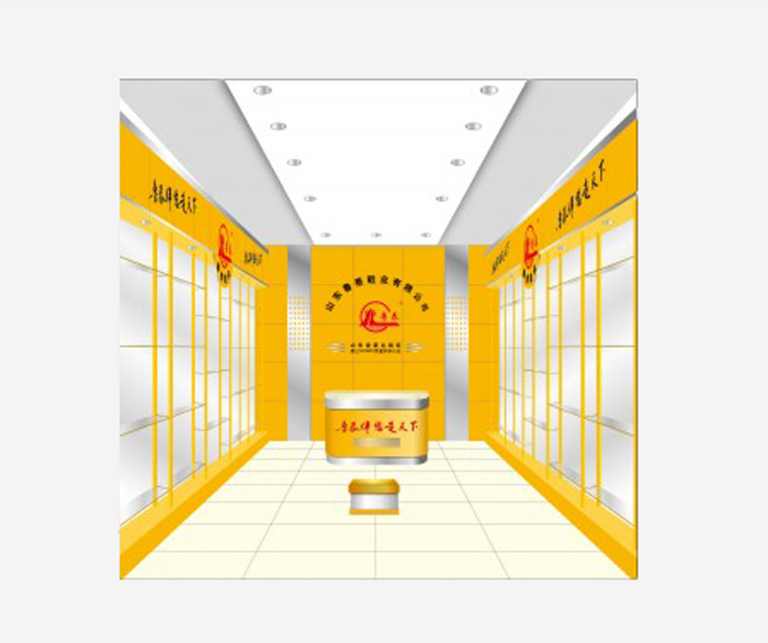 鲁泰品牌专卖店形象效果图