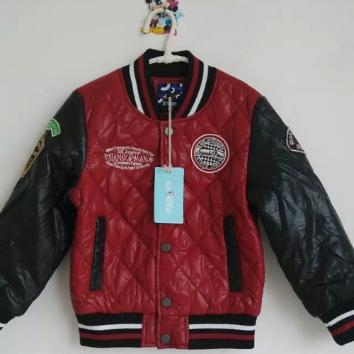 2014肖恩船长爆款棒球服长袖中大童棉衣