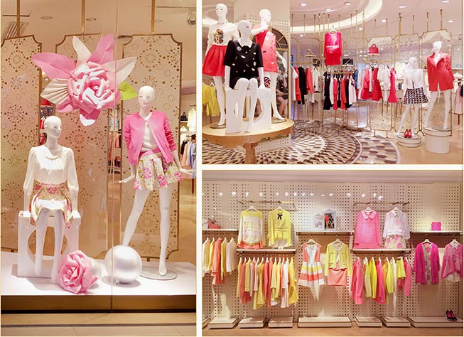 诺曼琦女装品牌店面形象展示