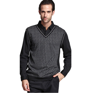 凯帝龙驰秋装商务休闲男装 英伦男士长袖假两件T恤