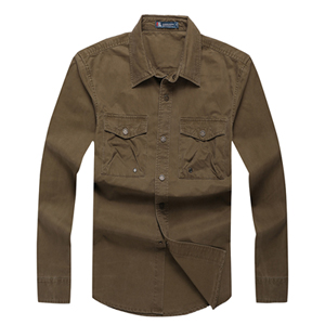 SEASUNLAND/瑞仕莱茵男装秋冬装男装衣服长袖衬衫男士商务衬衫