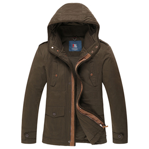 SEASUNLAND/瑞仕莱茵秋冬装男装男棉衣冬装男士棉服中长款