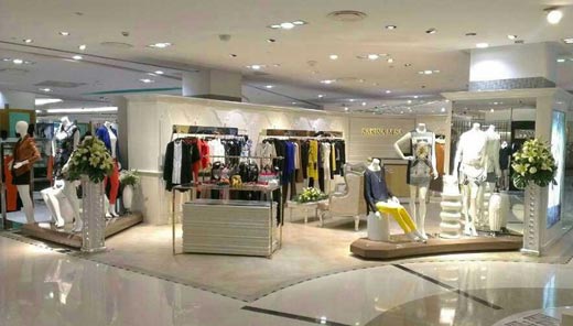 sakinamsa萨琦娜辽宁卓展购物中心店面